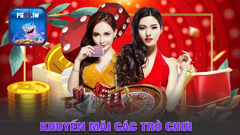 Các trò chơi phát khuyến mãi tại PG99